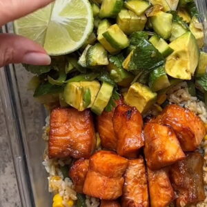 Quick Salmon Bowl